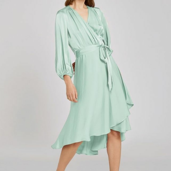 ghost wrap dress